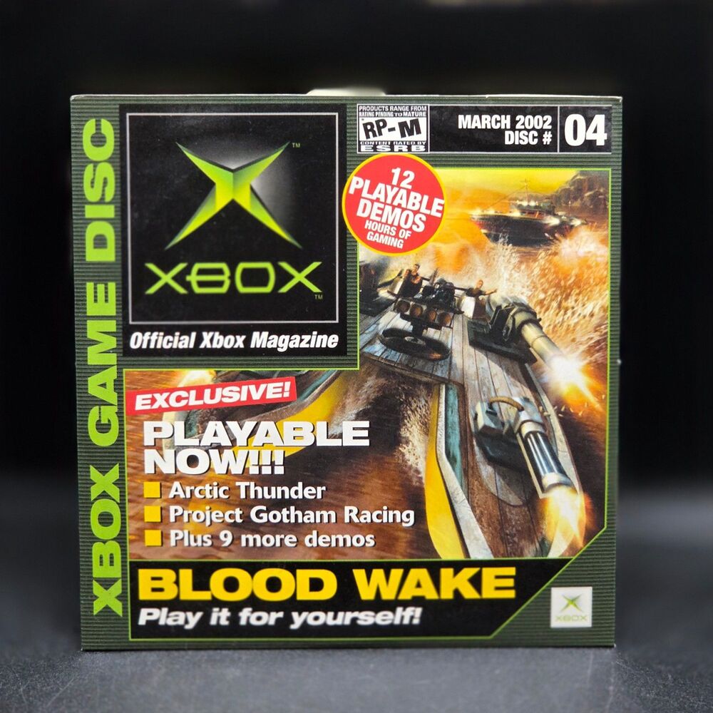 Official Xbox Magazine Demo Disc #04 March 2002 Blood Wake PGR